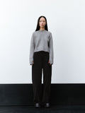 (WOMEN) LEVI CASHMERE WOOL KNIT (BLACK)