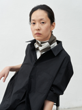 TOGO SILK SCARF (KHAKI/CREAM)