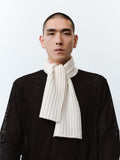 JACOB RIBBED CASHMERE WOOL SCARF (3 COLORS)