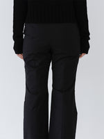 DANA PADDED BOOTCUT PANTS (BLACK)