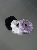 PEARL SHELL SILK SCRUNCHIE (3 COLORS, SMALL)