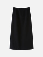 (PRE-ORDER) PETER PADDED WRAP SKIRT (BLACK)