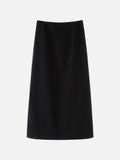 (PRE-ORDER) PETER PADDED WRAP SKIRT (BLACK)