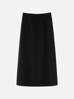 (PRE-ORDER) PETER PADDED WRAP SKIRT (BLACK)