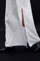 JUDE SIDE ZIP-UP DRESS (WHITE)