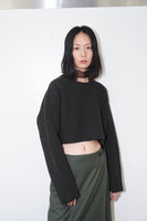 ESTHER CROP KNIT (KHAKI)