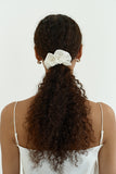 PEARL SHELL SILK SCRUNCHIE (SMALL)