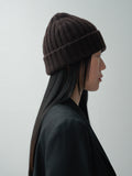 LEO RIBBED CASHMERE BEANIE (3 COLORS)