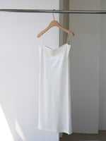 BELLA SILK SLIP DRESS (WHITE)