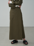 PETER WRAP SKIRT (KHAKI)